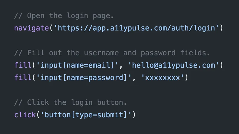 Screenshot for Scripting: Test Pages Behind Authentication